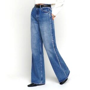 *NWT* Reformation Cary High Rise Slouchy Wide Leg Jeans
